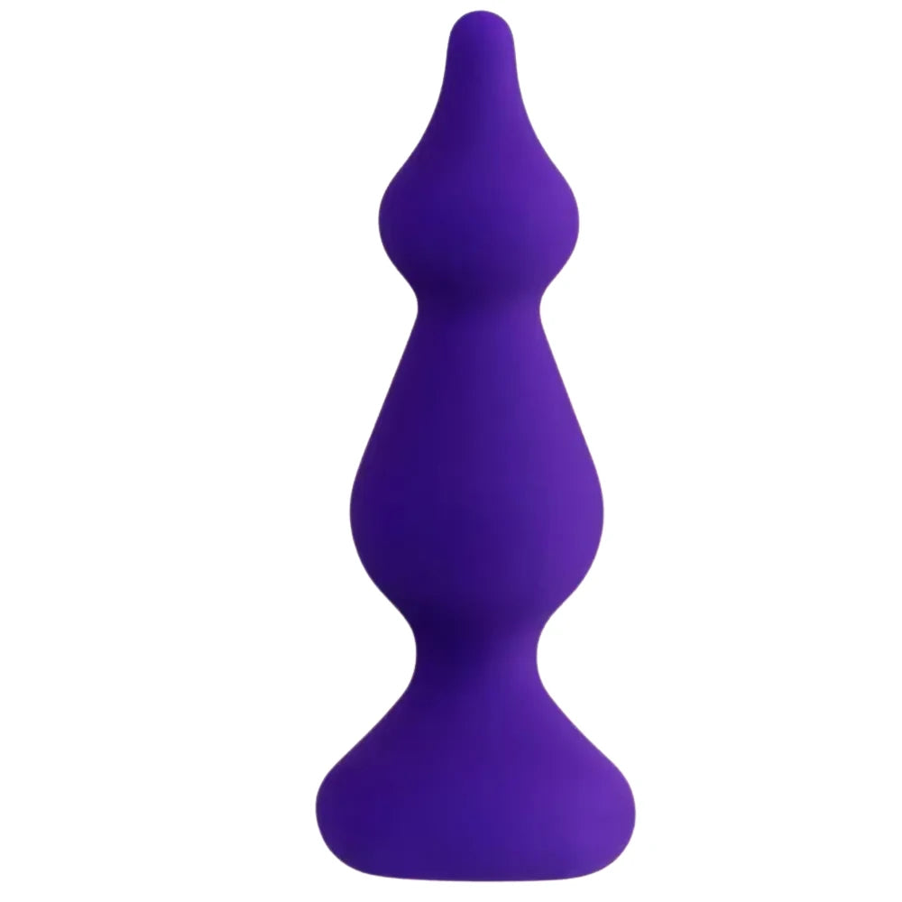 Heyx 3 boğumlu silikon anal plug – görsel 1
