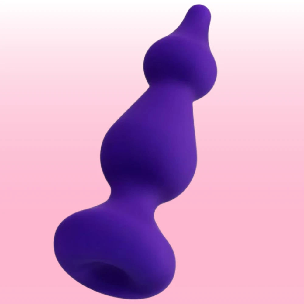 Heyx 3 boğumlu silikon anal plug – görsel 3