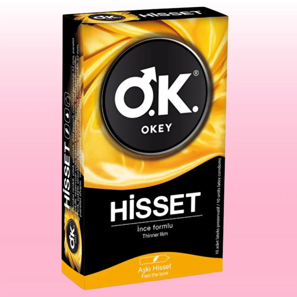 Hisset İnce Yapılı Prezervatif – 10'lu Paket