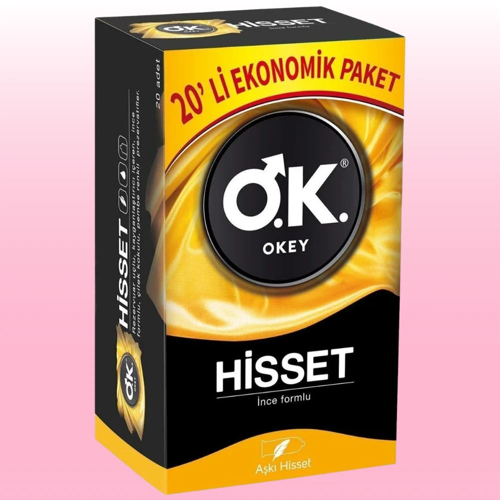 Hisset İnce Yapılı Prezervatif – 20'li Ekonomik Paket
