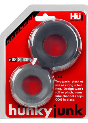 Hunkyjunk COG 2 Size Plus Silicone Cock Ring Penis Halkası