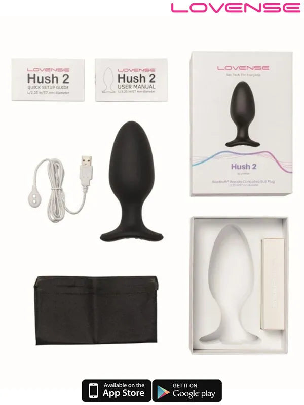 Hush 2 2,25 inç telefon kontrollü anal plug – görsel 5