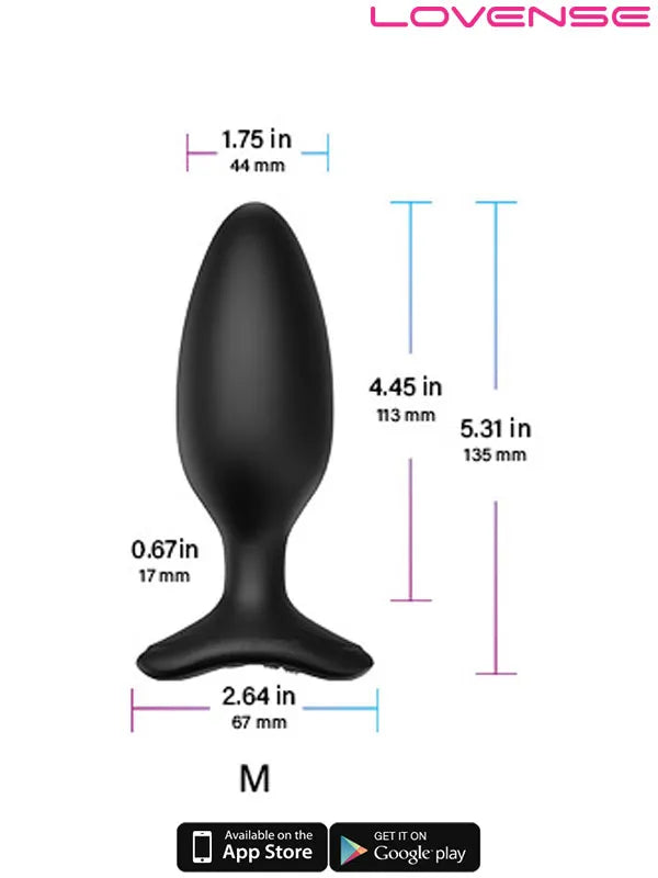 Hush 2 1,75 inç telefon kontrollü anal plug – görsel 4