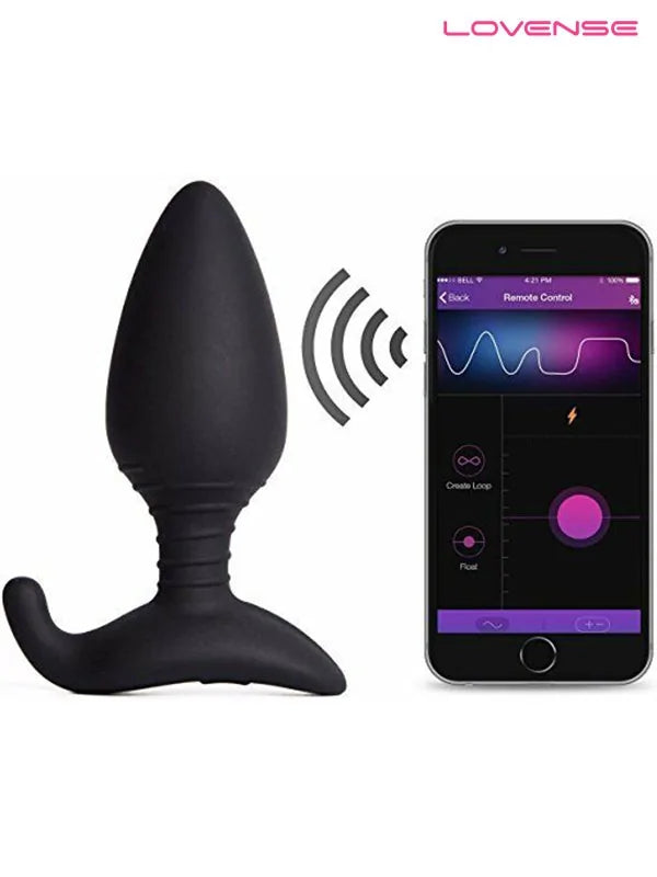 Hush Uygulama Kontrollü Titreşimli Anal Plug 1,75 inç