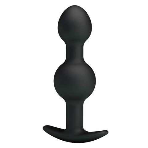 İçi Ağırlıklı Toplu Vantuzlu Silikon Anal Plug – 10,4 cm