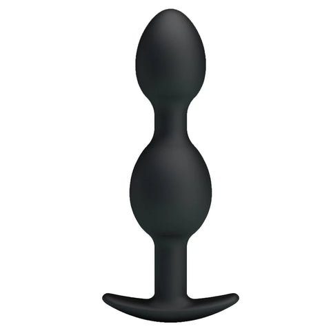 İçi Ağırlıklı Toplu Vantuzlu Silikon Anal Plug – 12,5 cm
