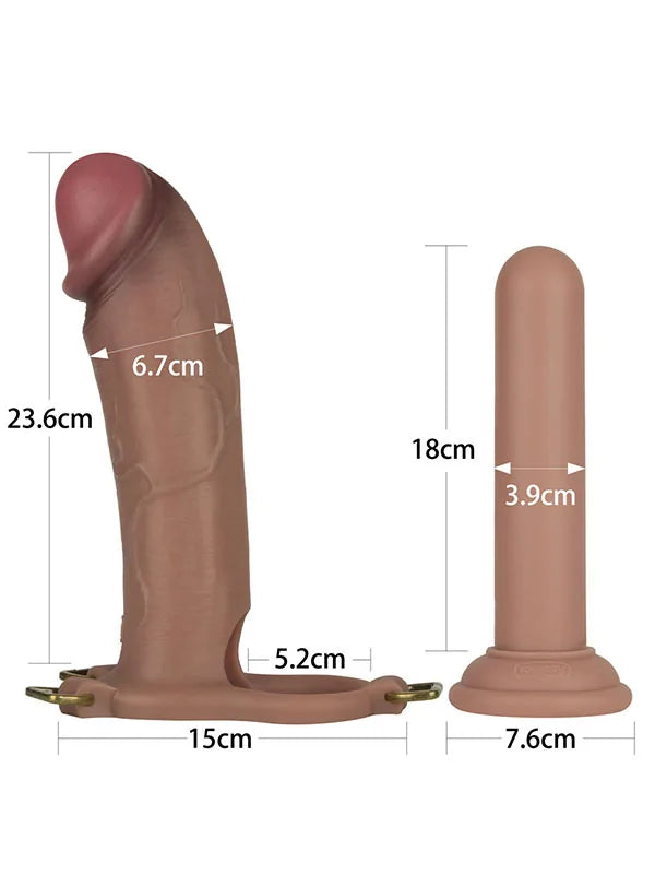 içi boş kemerli silikon penis seti – görsel 2