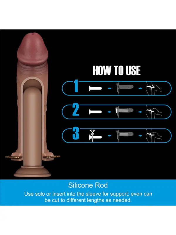 içi boş kemerli silikon penis seti – görsel 5