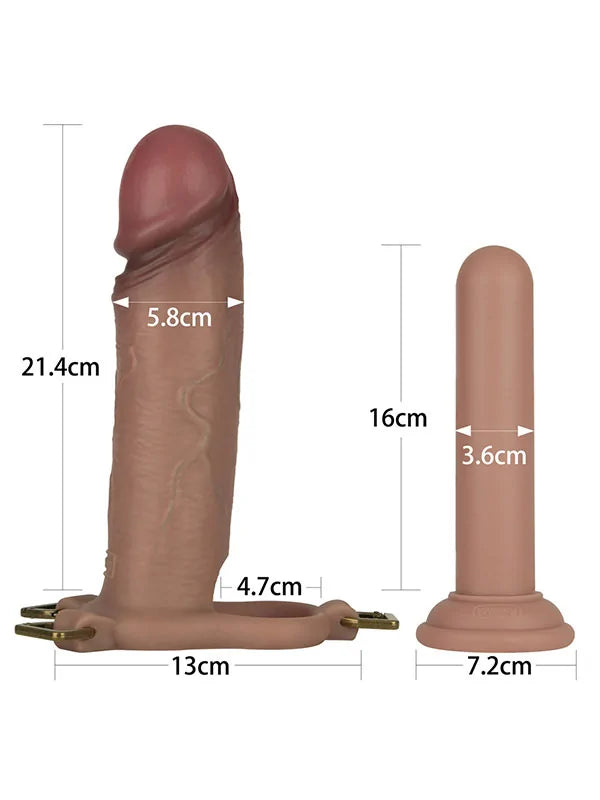 içi boş kemerli silikon penis seti – görsel 2