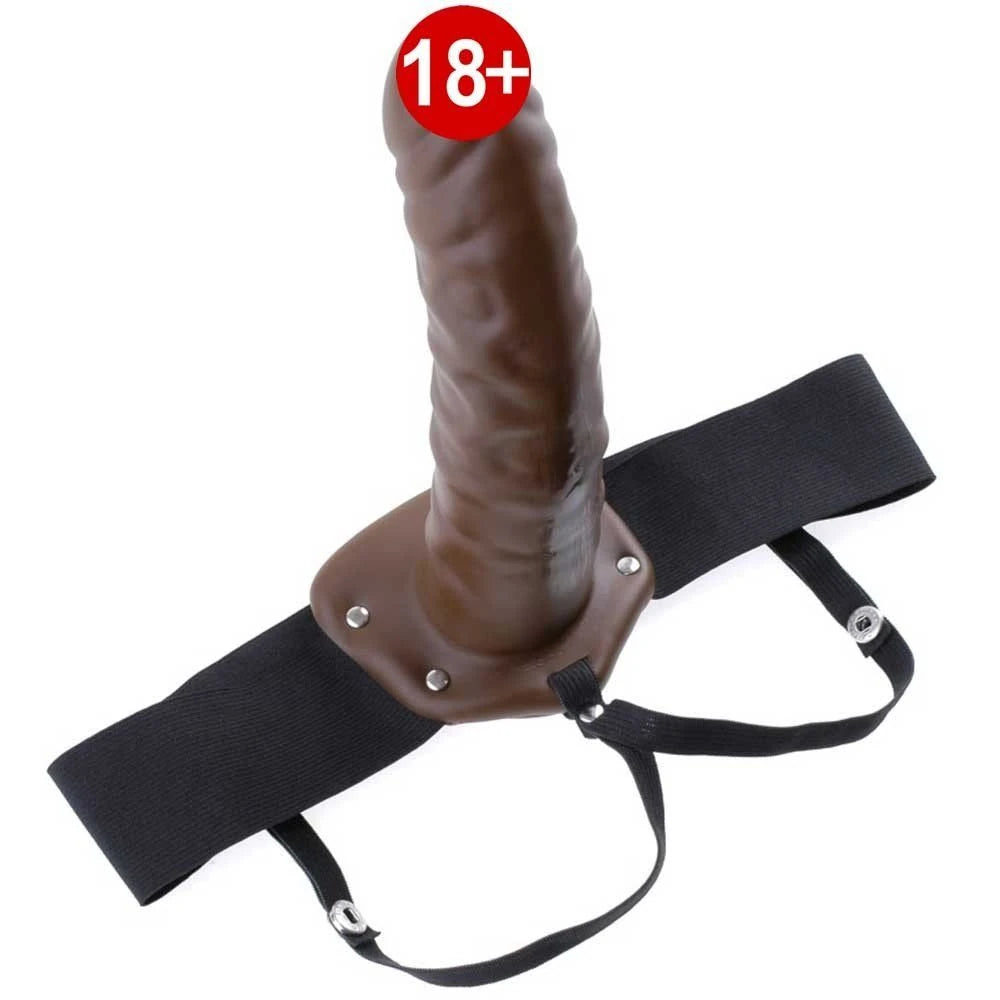 İçi Boş Kemerli Silikon Protez Penis – 20 cm