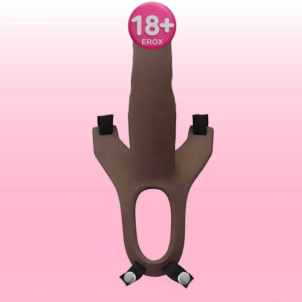 içi boş kemerli penis 17 cm kahverengi – görsel 1