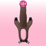 içi boş kemerli penis 17 cm kahverengi – görsel 1