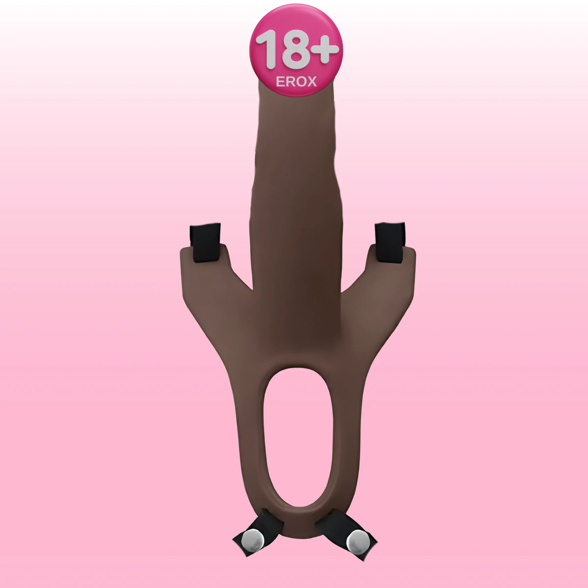 içi boş kemerli penis 17 cm kahverengi – görsel 1