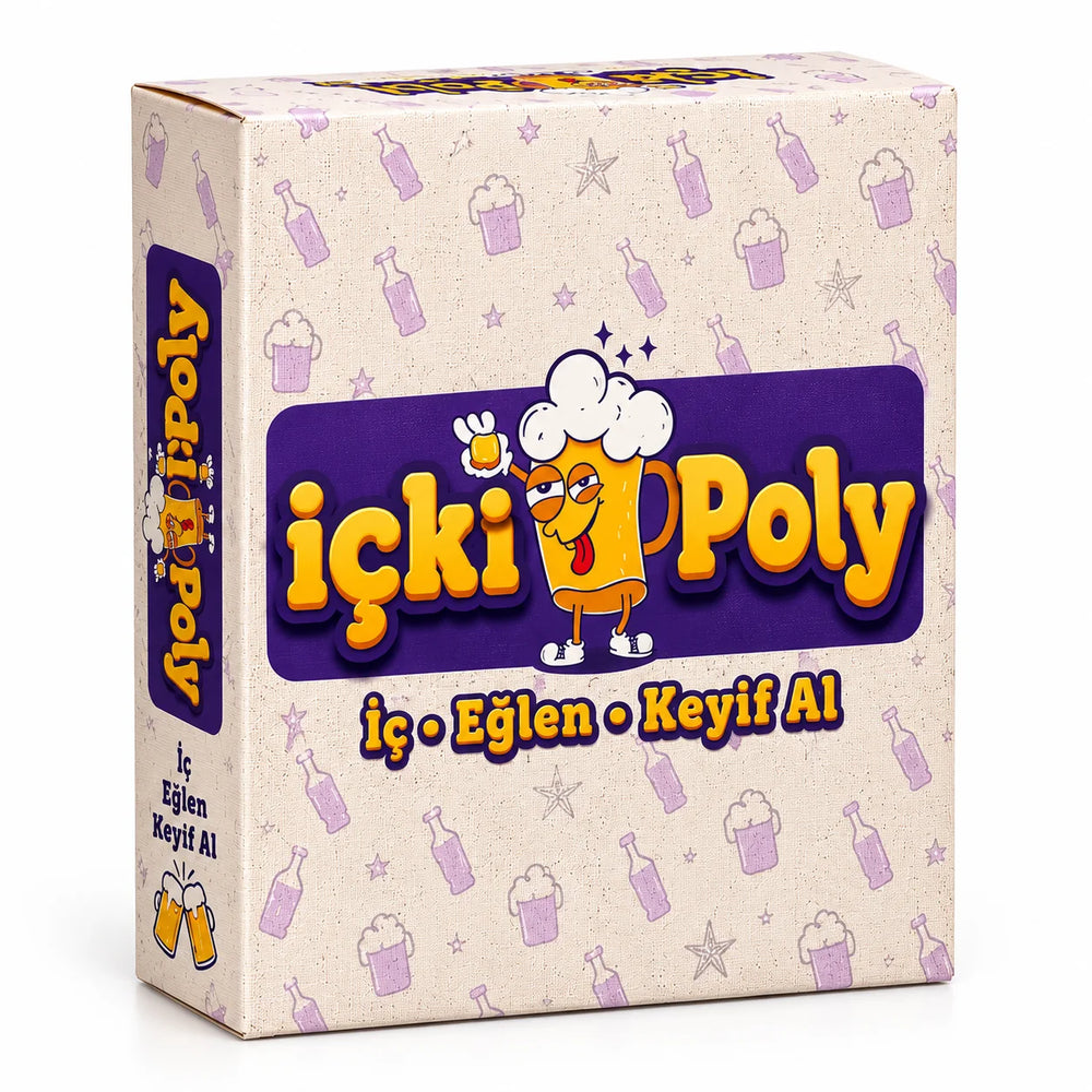 İçkiPoly Zarlı Görevli İçki Oyunu – 6 Kişilik