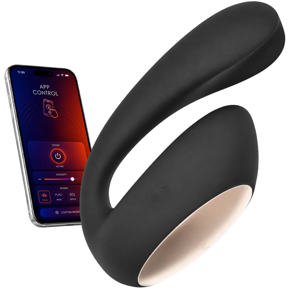 Ida Wave telefon kontrollü çift uyarımlı vibratör – görsel 1