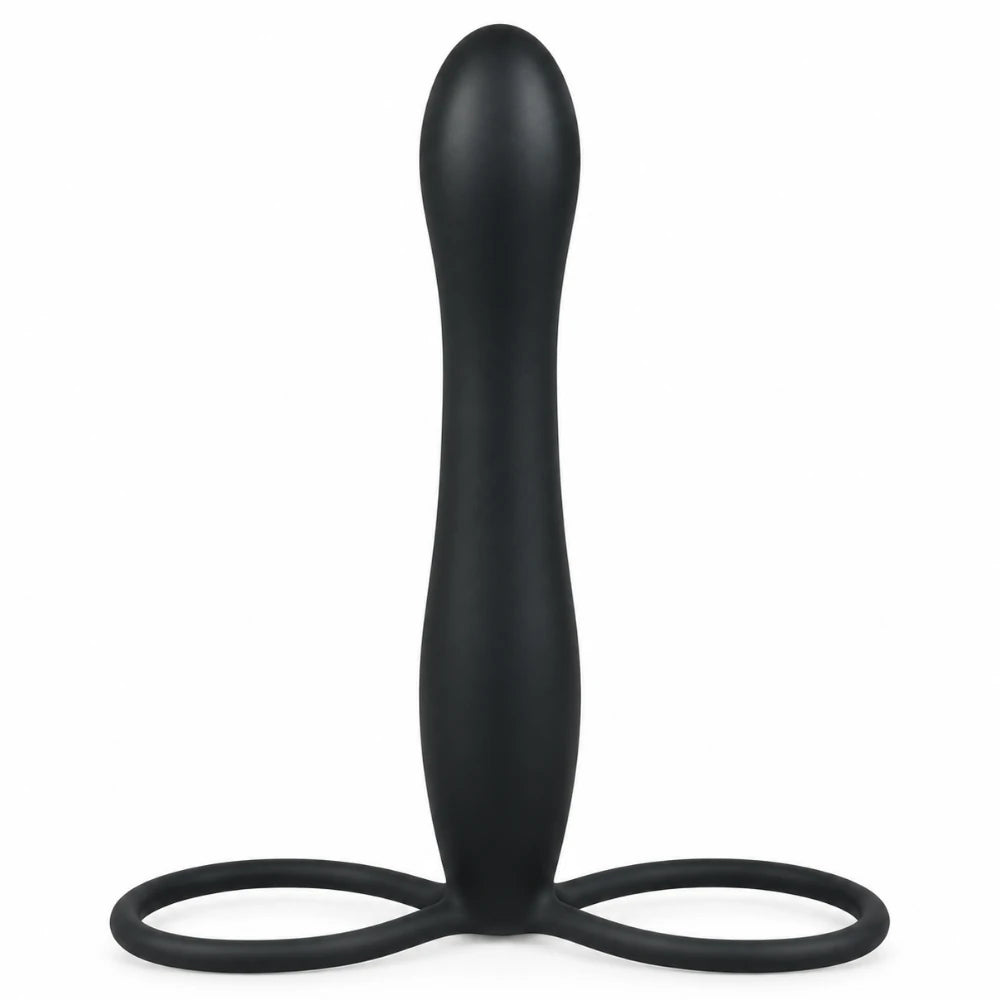 iki halkalı silikon anal dildo – görsel 1