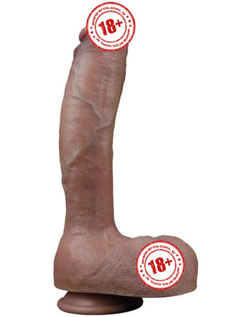 Lovetoy Dual Layered Platinum Silicone 27 Cm Büyük Realistik Penis