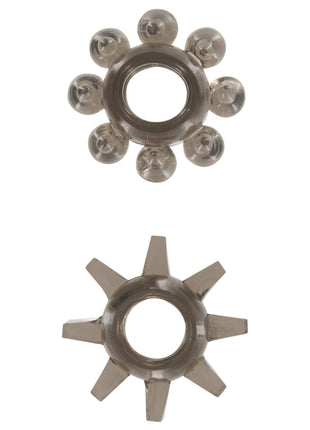 Toy Joy Power Stretchy Rings 2pcs Grey Penis Halkası