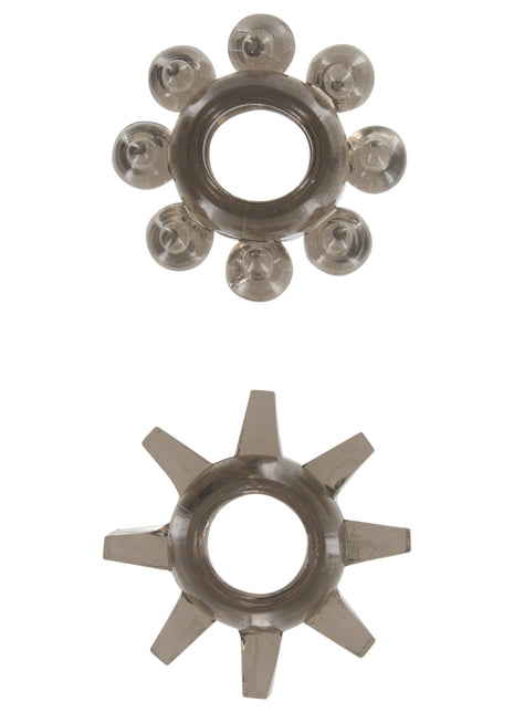 Toy Joy Power Stretchy Rings 2pcs Grey Penis Halkası