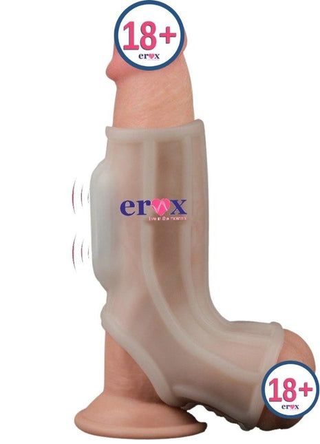 Lovetoy Ridge Knights Ring Testis Geçirmeli Titreşimli Yarım Penis Kılıfı