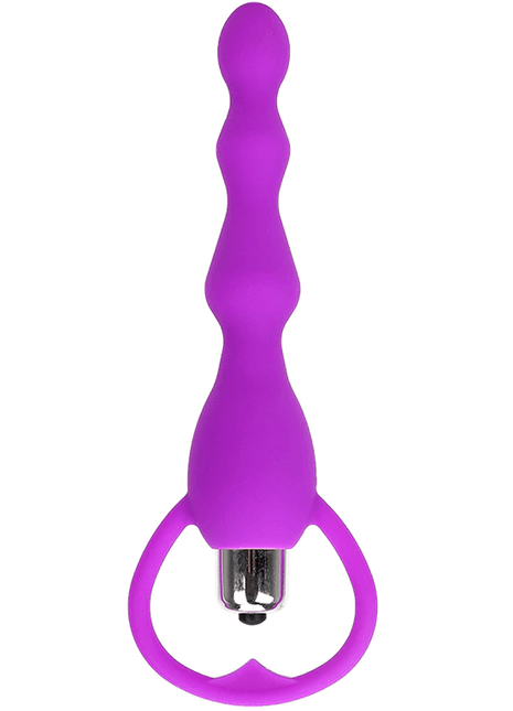 Erox Anal Fantasy Boğumlu Titreşimli Anal Vibratör-Purple