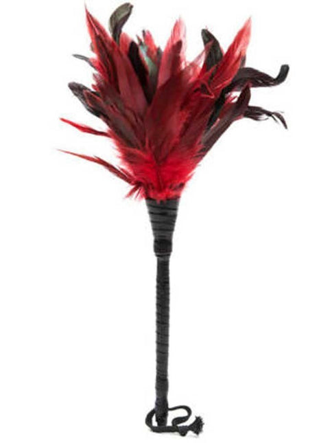 Fetish Fantasy Series Siyah Gıdıklayıcı Tüy Red