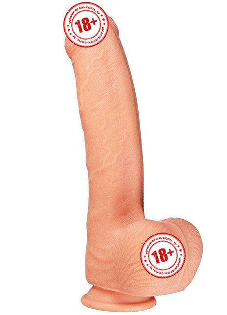 Lovetoy Dual Layered Platinum Silicone Cock 28 cm Realistik Penis LV411011