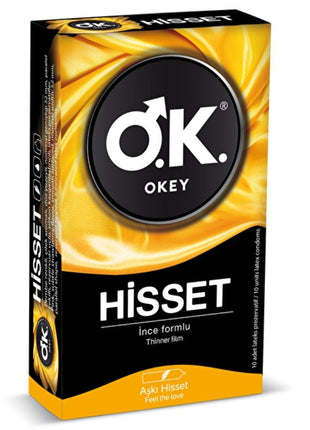 Okey Hisset 10'lu Prezervatif