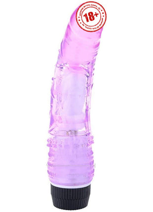 Erox Vibes Waves Purple Kademeli Titreşimli 18 Cm Jel Vibratör