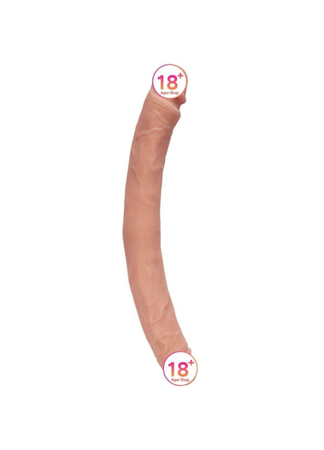 Large 39 cm Flexible Esnek  Çift Taraflı Penis