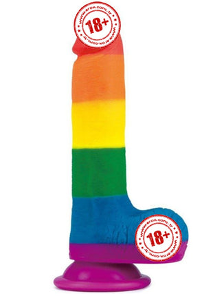Lovetoy Prider Dildo 23 cm Renkli Soft Doku Realistik Penis LV410028