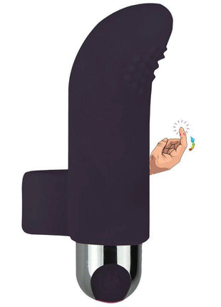 Erox Finger Vibe Çift Yönlü USB Şarjlı Parmak Vibratör-Black