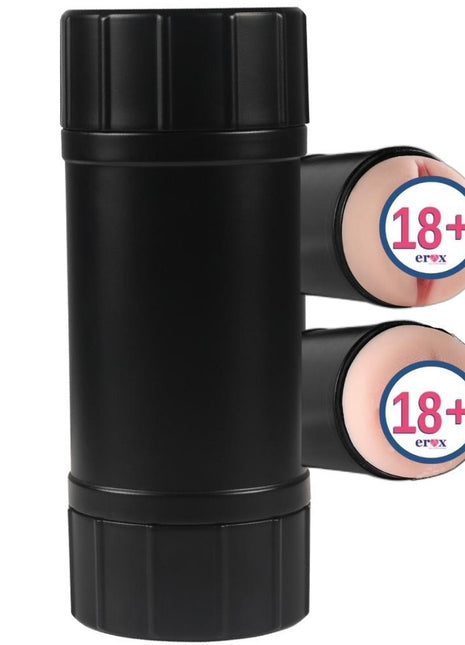 Shequ Tami Double Side Stroker Oral ve Vajinal Masturbator