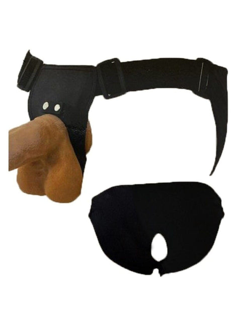 Külotlu Belden Bağlamalı Strapon Harness Xxl