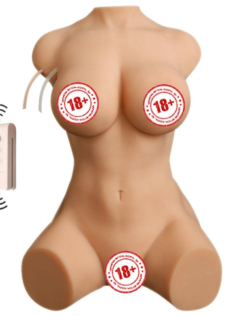 Shequ Merida Emişli ve Titreşimli Yarım Vücut Masturbator SQ-MAS20045