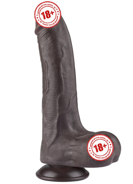 Lovetoy Sliding Skin Dildo Hareketli Deri Özellikli 22 Cm Realistik Zenci Penis