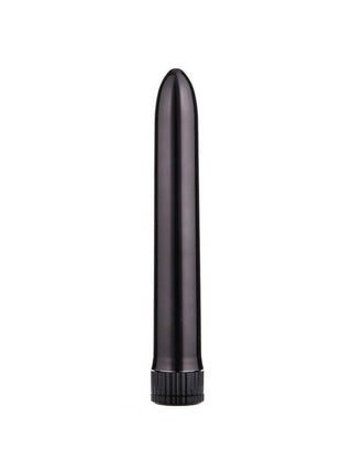 Melo Black Metal Vibrating Anal ve Vajinal Metal Vibratör