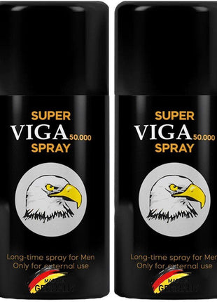 Orjinal Süper Viga 50000 Erkeklere Özel E Vitaminli Penis Spreyi 2'li Paket