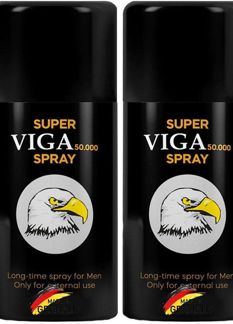 Orjinal Süper Viga 50000 Erkeklere Özel E Vitaminli Penis Spreyi 2'li Paket