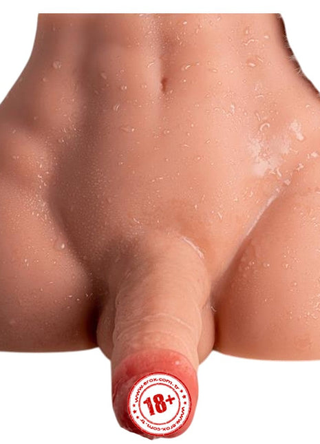 Shequ Peel Hareketli Realistik Erkek Yarım Vücut Masturbator SQ-MAR30022V