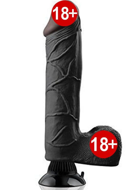 Pipedream Real Feel Deluxe No:11 27 cm Titreşimli Realistik Zenci Penis