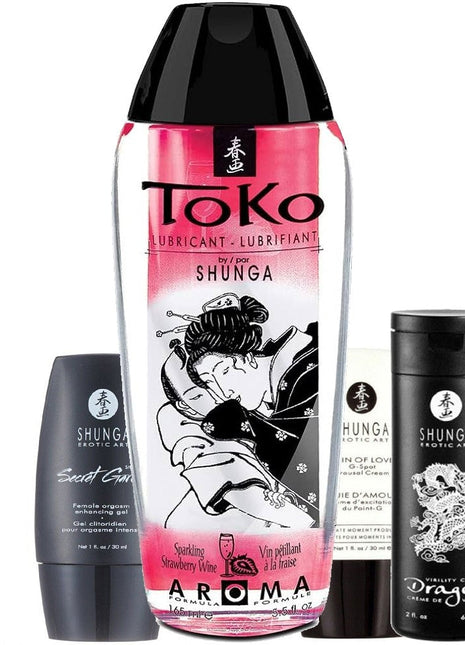 Shunga Erotica Art Naughty Kit Çiftlere Özel Kayganlaştırıcı Set