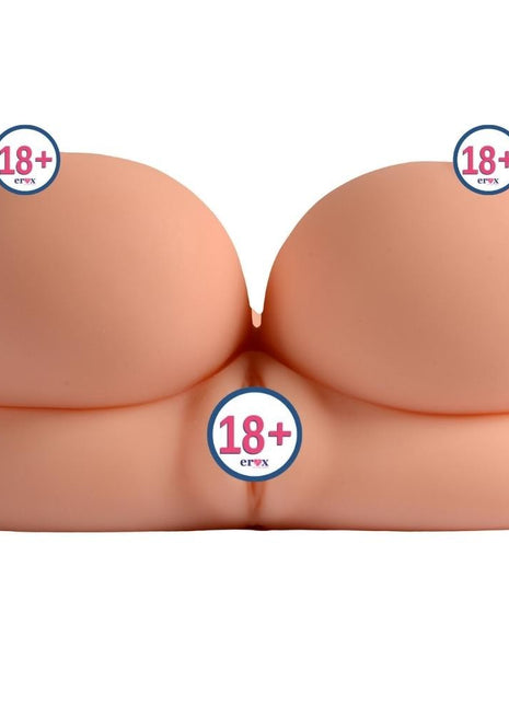 Shequ Elegant Oral ve Vajinal Göğüslü Masturbator