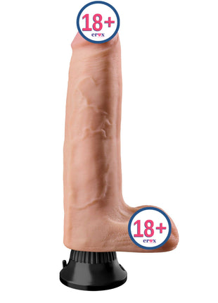 Pipedream Real Feel Deluxe No:10 Ultra Yumuşak 25 Cm Titreşimli Vibratör