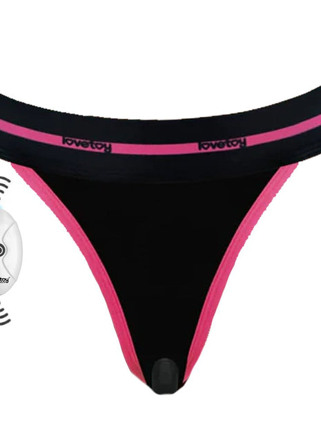 Lovetoy Printed Vibrating Sexy Panties XS/S Giyilebilir Vibratör LV770214A