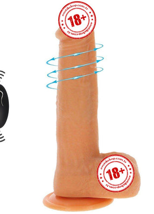 ToyJoy Naked Beaded Dildo Silicone Dönebilen Hareketli Penis 21 Cm