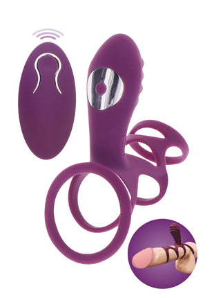 ToyJoy Happiness Halo Halo C-Ring Sleeve Titreşimli Penis Halkası
