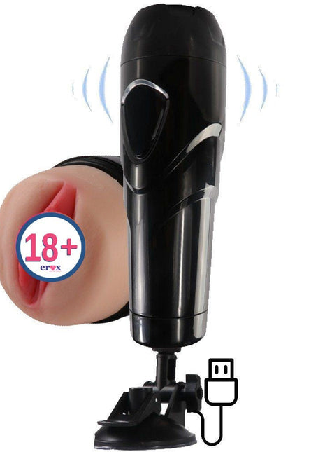 Shequ Dot Sabitlenebilir 3 Hız 7 Mod Titreşimli Realistik Vajina