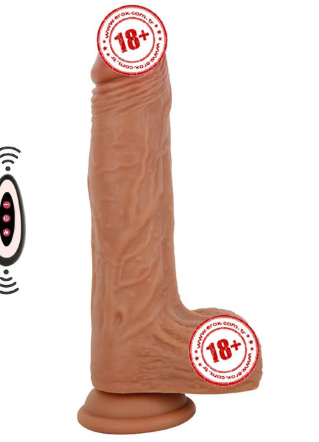 Marcelo Natural Dildo Aktif Isıtmalı 22 Cm İleri Geri Hareketli Realistik Penis