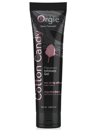 Orgie Cotton Sugar Flavored İntimate Gel Pamuk Şekeri Kayganlaştırıcı Jel 100 Ml.